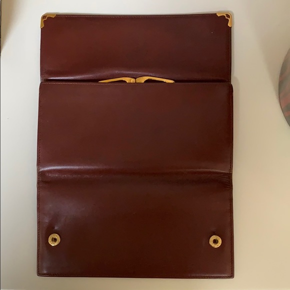 🤩Vintage Cartier Long Wallet- Burgundy - Picture 8 of 8